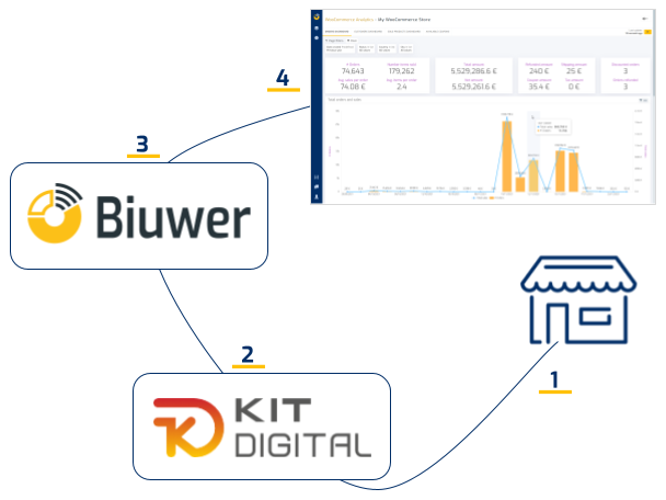 Biuwer for eCommerce is an automatic plug & play solution that helps you extract full value from your data to grow your business.